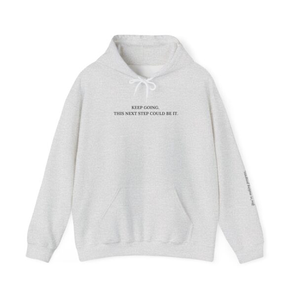 "Keep Going" Motivational Unisex Heavy Blend Hooded Sweatshirt - Image 2
