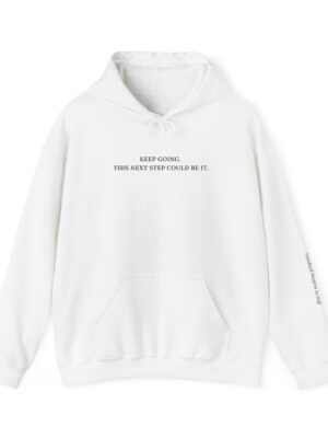 "Keep Going" Motivational Unisex Heavy Blend Hooded Sweatshirt