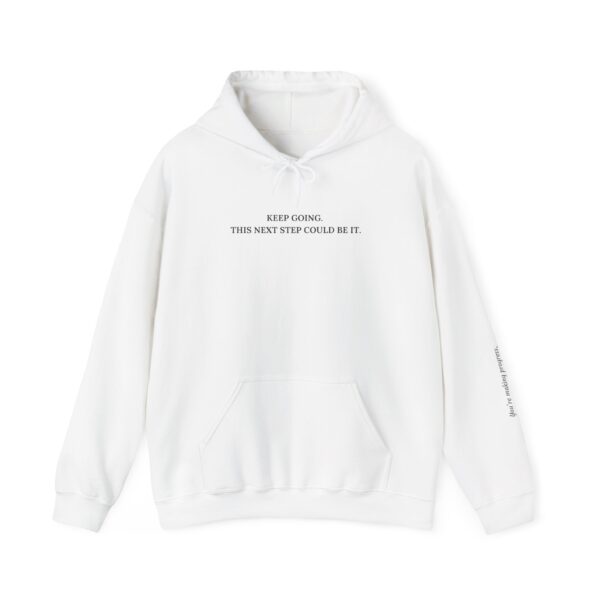 "Keep Going" Motivational Unisex Heavy Blend Hooded Sweatshirt