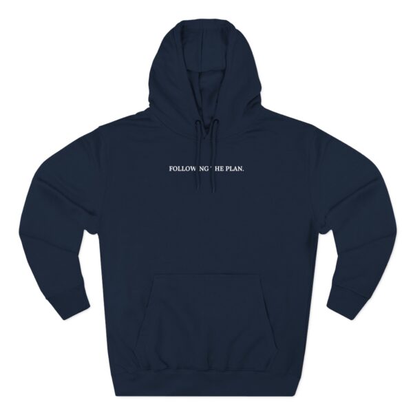 "Follow The Plan" Three-Panel Fleece Hoodie - Image 9
