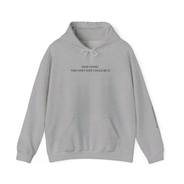 "Keep Going" Motivational Unisex Heavy Blend Hooded Sweatshirt - Image 4