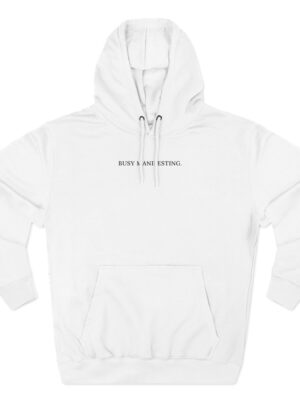 Busy Manifesting Three-Panel Fleece Hoodie