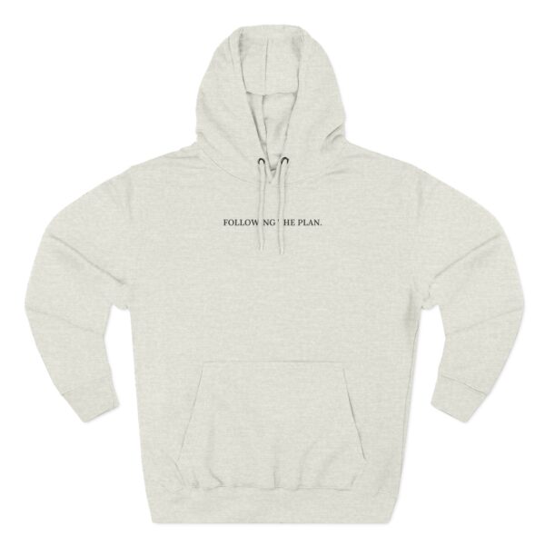 "Follow The Plan" Three-Panel Fleece Hoodie - Image 7